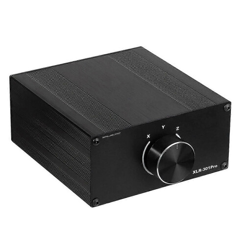 3-way Stereo XLR Παθητικός διακόπτης σήματος ήχου Διακόπτης ε