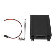Stereo FM Transmitter 76-108MHz 5W FM Broadcast Transmitter Long Range FM Radio Station with Mic Sou