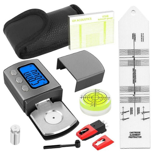 High- Vinyl Record Player Dedicated Needle Pressure Gauge Stylus Measuring Ruler Level Ruby Stylus A