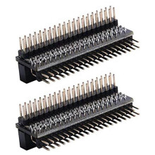Mini-Steckverbinder für Raspberry Pi 40-Pin GPIO 1 auf 2 Erweiterungsplatine, 2 x 20-polige Stiftleiste,