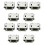 100Pcs Micro USB Type B Female 5Pin SMT Socket Jack Connector Port PCB Board 1