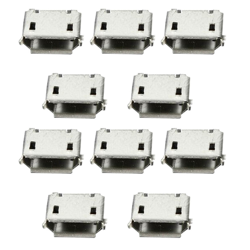 100Pcs Micro Usb Type B Female 5Pin Smt Socket Jack Connector Port Pcb Board 9319739665246