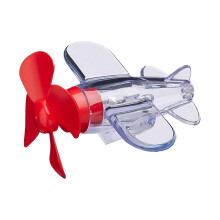 Red Bicycle Handlebar Decoration Wind Up Airplane Toy for Kids Bike Scooter Motorcycle