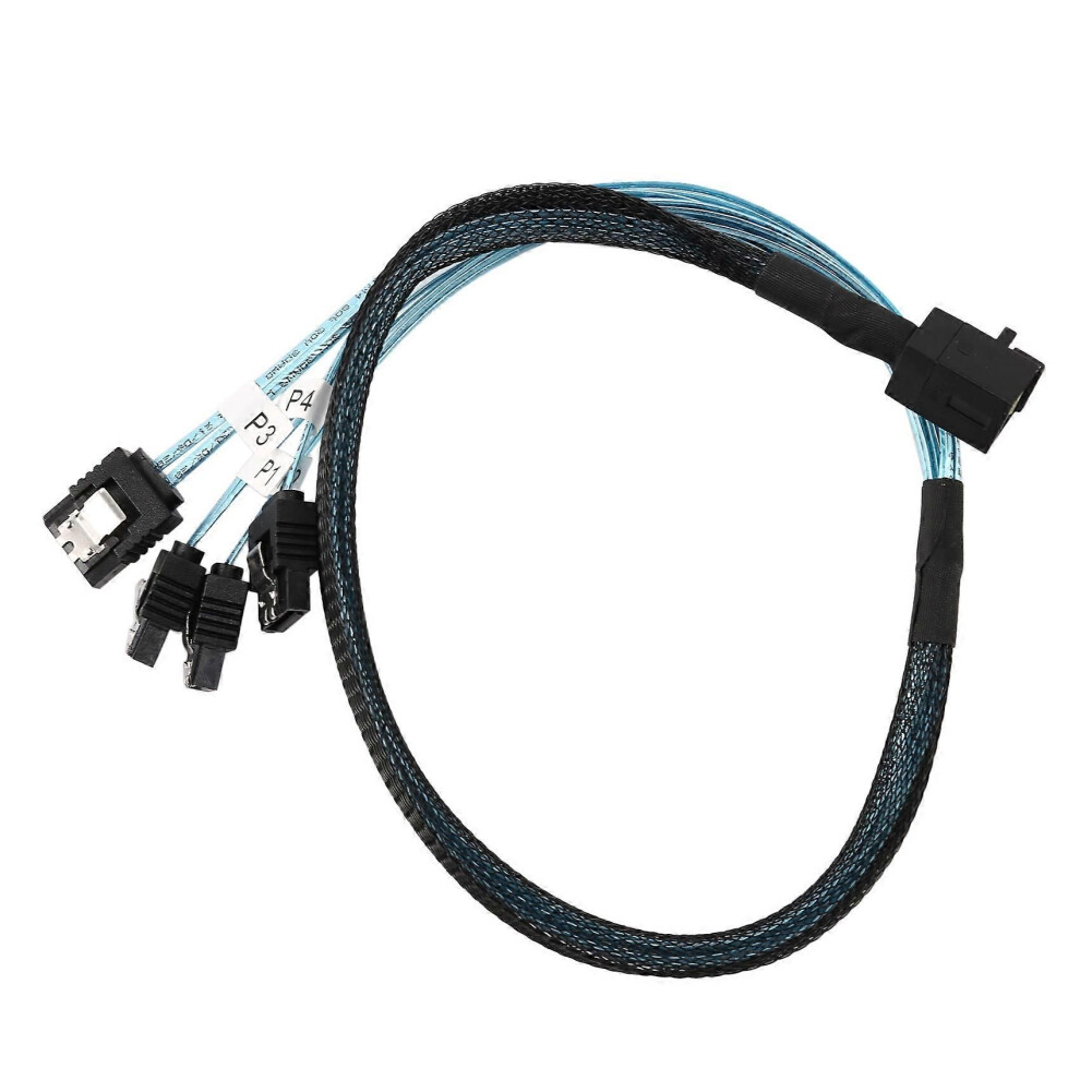 Internal Mini To Sata Cable, Sff-8643 To Sata Forward Breakout Compatible With Raid Controller Hard 9319739664591
