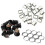 10 Pcs Panel Mount 2.1X5.5Mm Dc Socket & 60Pcs Micro-Usb Type B Female 5 Pin Smt Placement Smd Dip Socket Connector 1