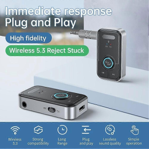 Δέκτης πομπού Bluetooth 5.3 Premium Pro, ασύρματος πομπός 2 σε 1 για τ 2
