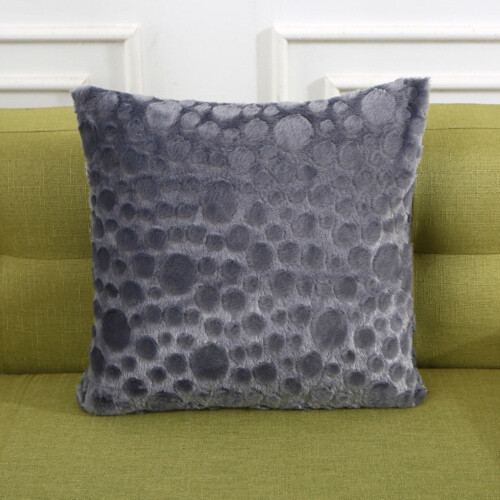 Plush Chair Cushion Solid Colour 1 Piece