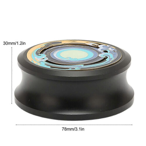 LP Record Weight Record Clamp Turntable Disc Stabilizer, Black 1