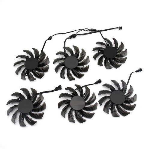3 τεμάχια ανεμιστήρας GPU GTX970 75 χιλιοστών PLD08010S12H 3 ακροδε 2