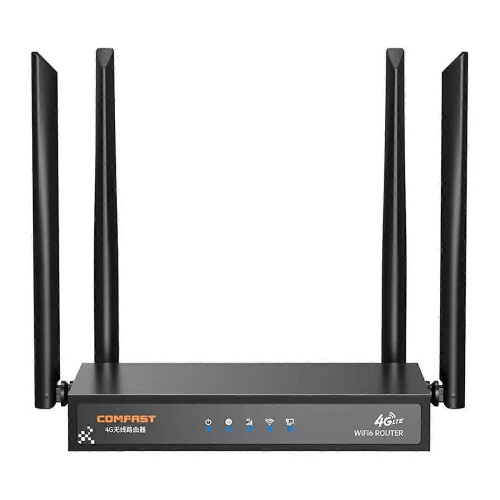 Βιομηχανικός δρομολογητής 4G LTE WiFi6 286Mbps ασύρματος δρομολ