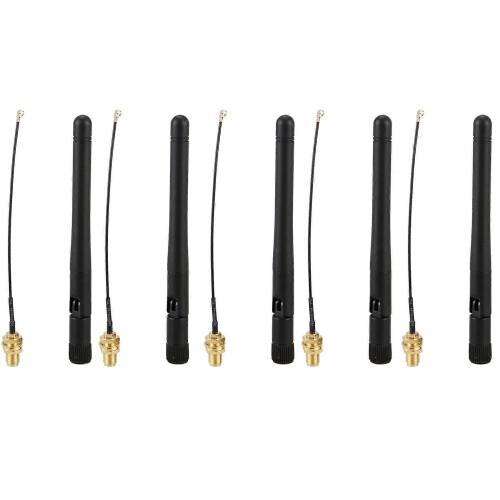 5X Κεραία 433Mhz 3Dbi GSM RP-SMA Βύσμα από καουτσούκ, αδιάβροχη κερ