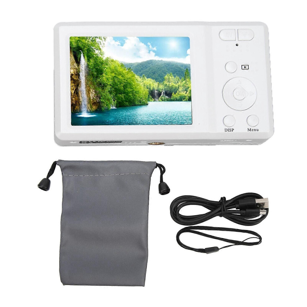 56Mp 4K Digital Camera 2.7Inch 20X Digital Zoom Autofocus Small Camera With Built In Flash Silver 9319739678048