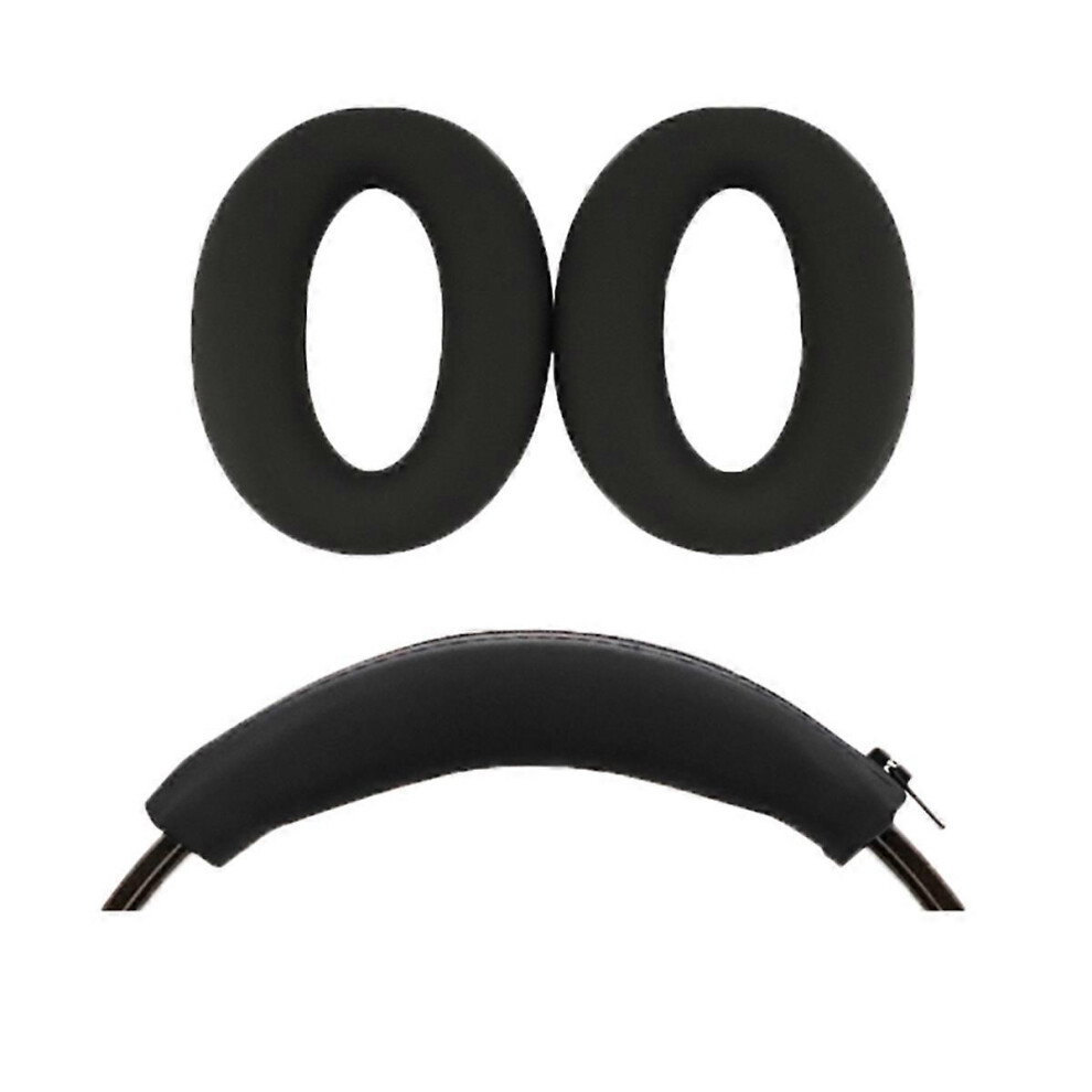 Ear Pads For Sony Wh-Xb910n Headphone Silicone Protective Case Earmuff Head Beam Repair Parts Black 9319739676075