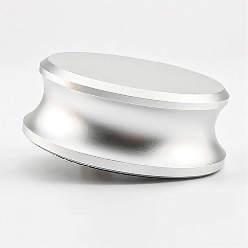 Record Weight Stabilizer Disc Balanced Clamp compatible for Turntable LP(Silver) 1