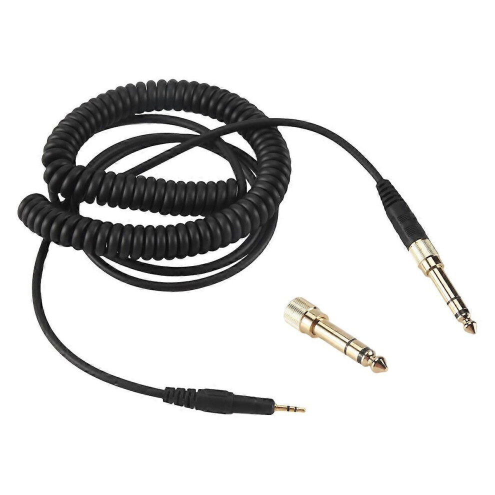 Replacement Audio Cable For Audio-Technica Ath M50x M40x Headphones 23 Augt2 Black 9319739676372