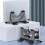 Vertical Laptop Stand Desktop Holder Notebook Dock Space-Saving for MacBook /Surface/HP/Dell for Chrome Book Black 2