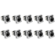 10 szt. gniazd Ethernet RJ45 Chassis NE8FDP Ethernet Pass Through Connector IP65 Wodoodporny E