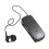 K65 Tie-Clip Retractable Wired Bluetooth Headset in-Ear Star Black 1