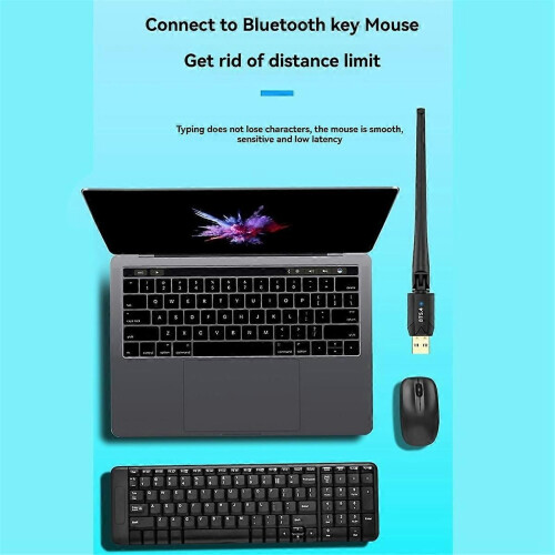 Προσαρμογέας Bluetooth 5.4 USB 150 μέτρων με πρόγραμμα οδήγησης Δωρε 1