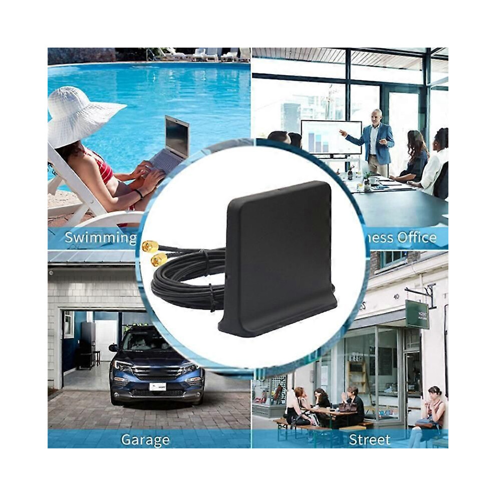 Signal Boost 5G 4G Lte 3G Gsm Mimo Aerial High Gain 12Dbi 600-6000Mhz External Omni Wifi Antenna 9319739799811