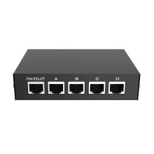 4 in 1 Out 100/1000Mbps Mini Gigabit Network Switch 5 Port Ethernet Switch Internet Splitter RJ45 N