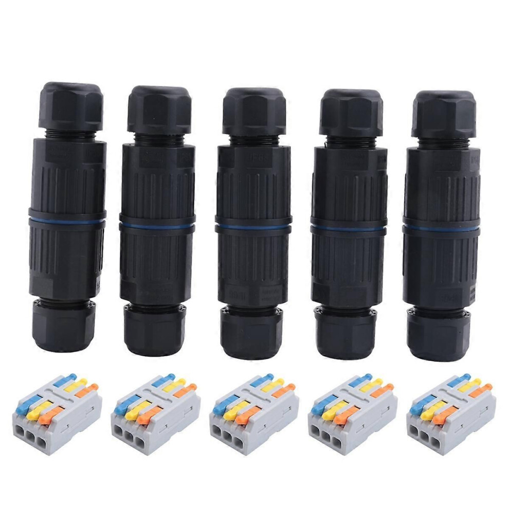 5Pcs Ip68 Waterproof Junction Box(Ac 250V, 16A) 4 Pin 9319739808940