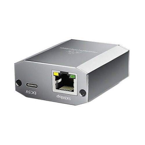Διαχωριστής Gigabit Ethernet 1 έως 2 1000Mbps επέκταση δικτύου RJ45 LAN Inte