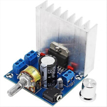Scheda amplificatore audio stereo TDA7377 35W+35W, modulo amplificatore a doppio canale 2.0, alimentazione