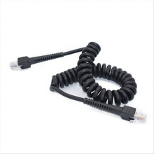 1000-Mbit/s-Ethernet-Kabel RJ45 Cat6 8P8C UTP Stecker auf Stecker, gestrecktes Spiralkabel, fertig verdrilltes