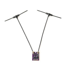 ELRS 2.4G Diversity Receiver Dual RX Antenna Built-in TCXO CRSF Protocol for FPV Freestyle RC Racing