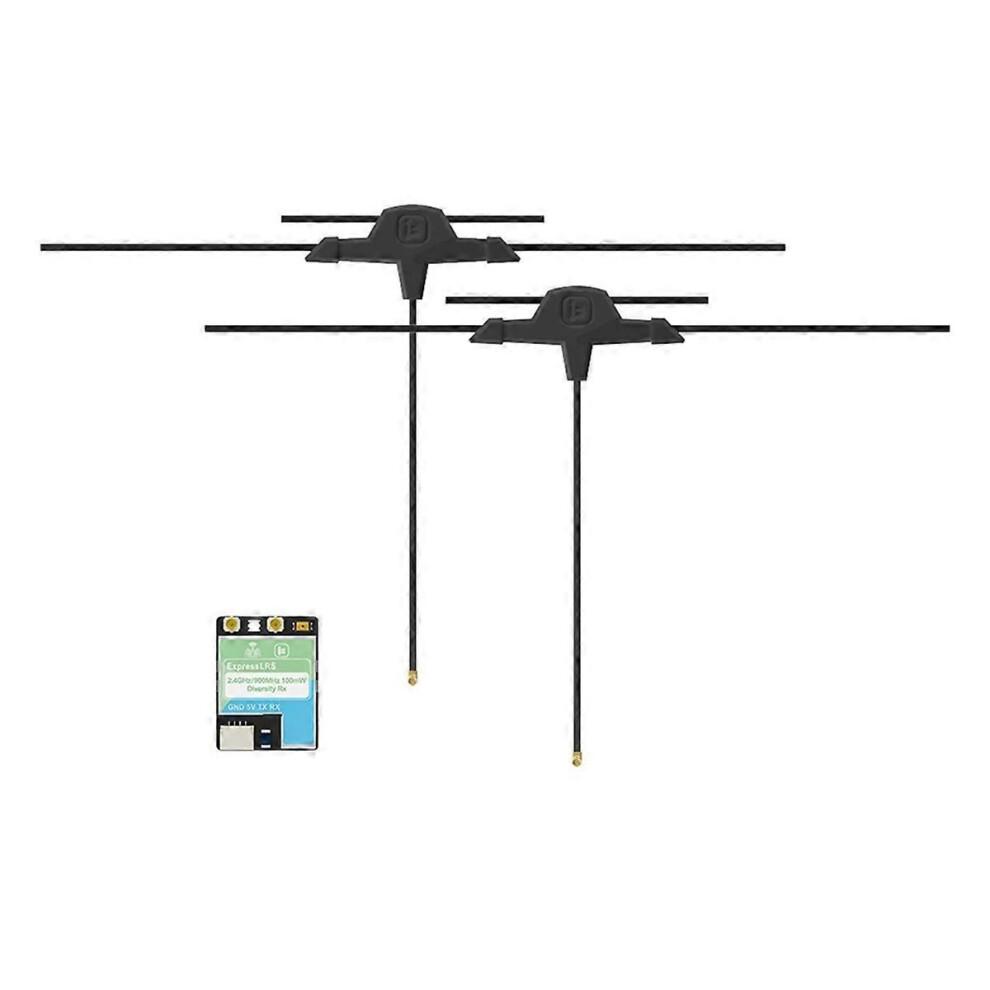 Elrs Dualband Receiver 2.4G/900M 100Mw Diversity Rx Dual 70Mm Antenna For Fpv Long Range Freestyle D 9319739800319