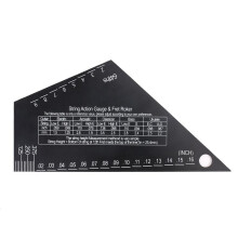Fret Leveling Tool Guitar Neck Fingerboard Measuring Ruler Stainless Steel Fret Rocker Guitar Luthier Tool