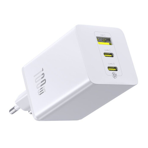 Charger 2 x USB-C Quick Charge 4+ 30W SUPER SLIM white 1