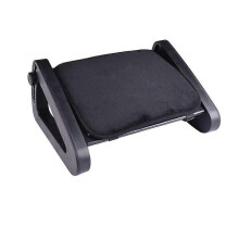 Under Desk Footrest with Massage Ergonomic 6 Height Position Adjustable Foot Stool with Firm Non-Slip Legs