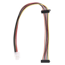 Adattatore da connettore ATX a 4 pin a 2 porte seriali SATA per hard disk