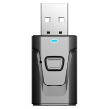 4-in-1 USB-Bluetooth-Sender-Empfänger mit Mikrofon, Freisprechfunktion, AUX-Anschluss (3,5 mm, RCA),