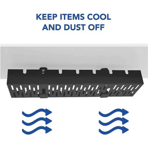 Desktop Portable Storage Table Underwire Frame Undertook Cable Management Tray Insert Fixture Metal 2