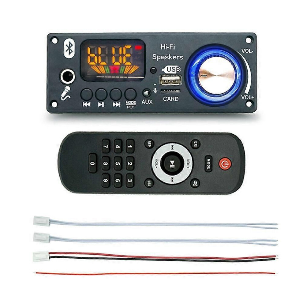 Bluetooth Audio Decoder Amplifier Board 2X80w 160W Amplifier Audio Player 12V Diy Mp3 Player Car Fm Radio Module Tf Usb 9319739807998