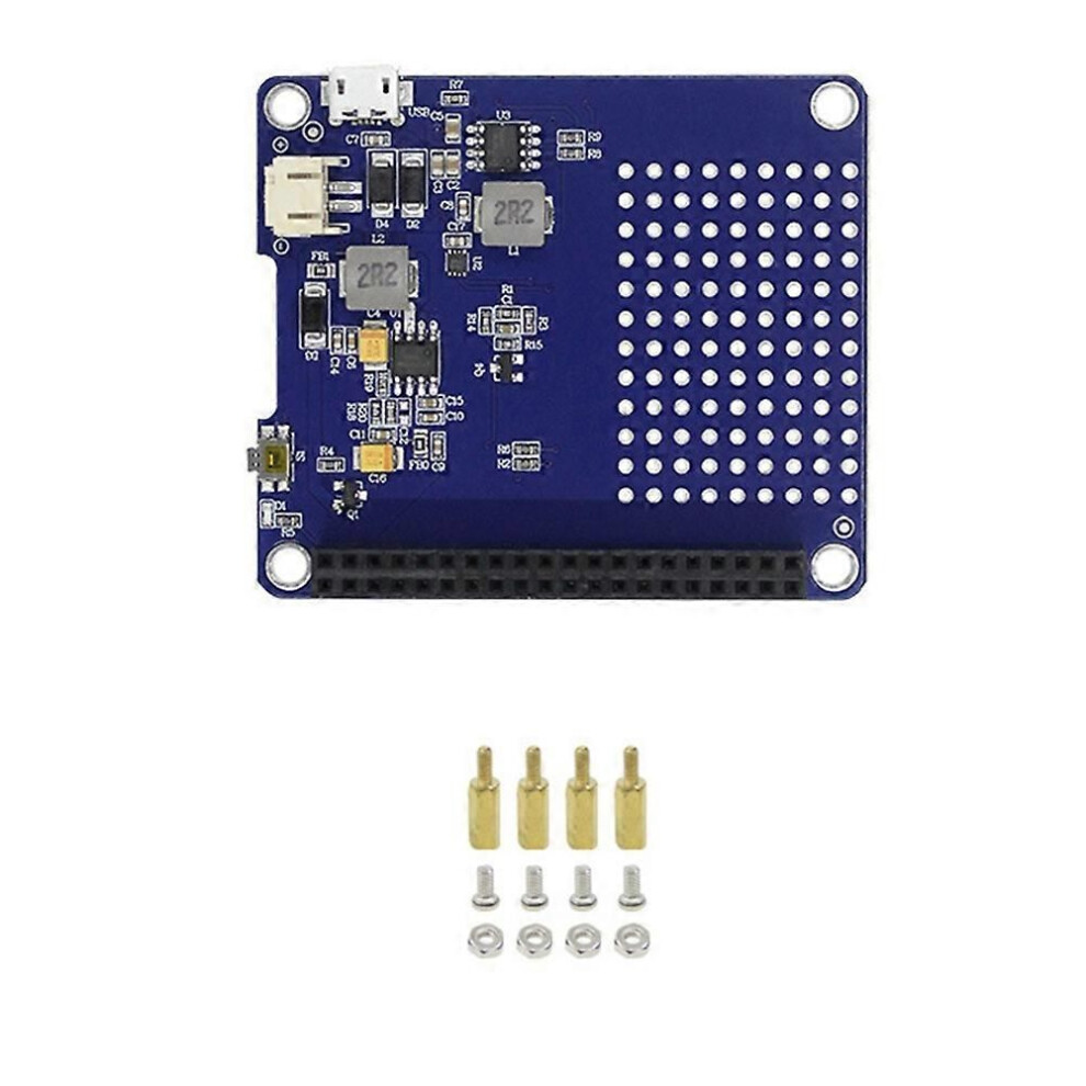 Ups Hat For Raspberry Pi 4B 3B+ 3B 2B 3A+A+ Ups Hat Lithium Battery Power Supply Module 9319739807271