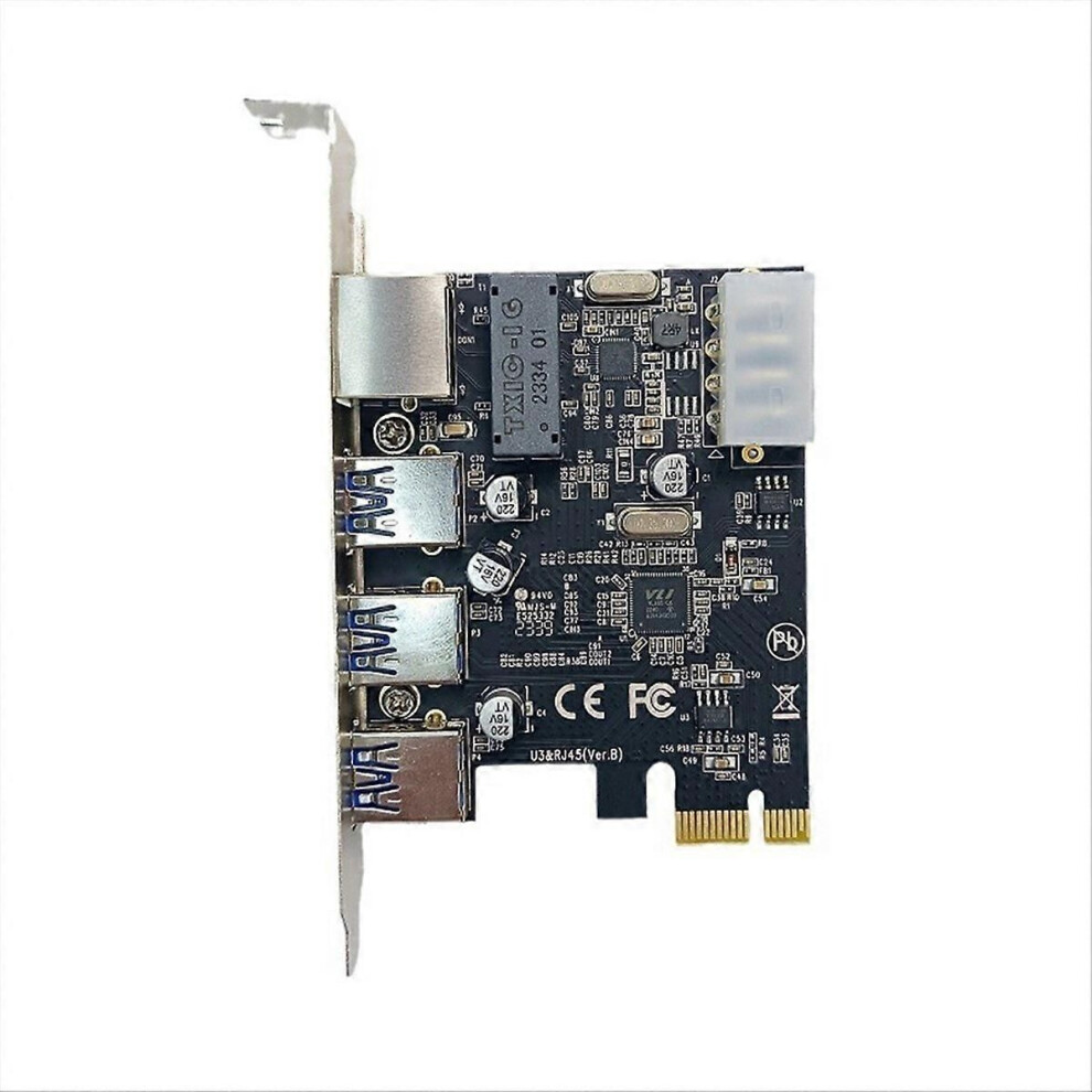 Desktop Mainboard Module Pci-Eusb3.0+Gigabit Lan Expansion Card 9319739810400