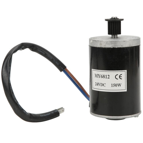 MY6812 Ηλεκτροκινητήρας με ψήκτρες 150W 24V DC με συγχρονιζόμενους τροχούς