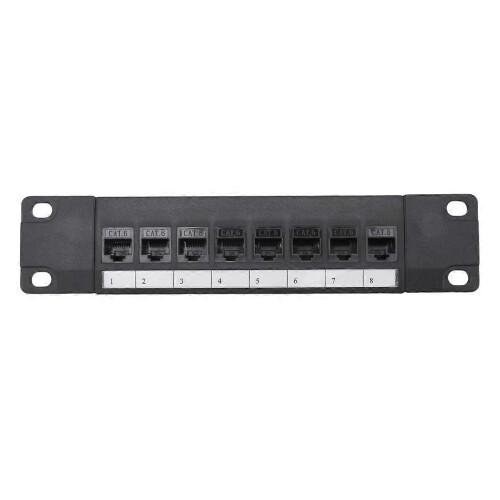 Προσαρμογέας καλωδίου δικτύου RJ45 για πάνελ patch CAT6 8 θυρών Straight-Through