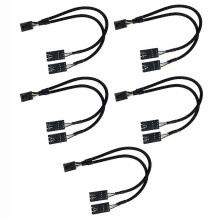 4 Pin Male to Female Fan RGB Splitter Cable for RGB HUB, Lighting Node Core and ICUE Commander CORE XT 5Pcs