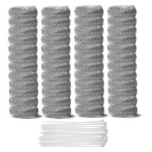 24 PCS Washing Machine Drain Lint Tra, Lint Traps, Lint Catcher for Washing Machine, with 24 Nylon C