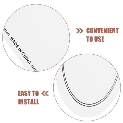 2pcs Bass Drum Patch Kick Drum Protector with Noise Reduction and Nonslip Surface for Double Pedal 2
