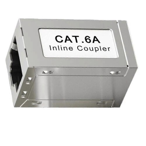 Θωρακισμένος σύνδεσμος RJ45 θηλυκό σε θηλυκό CAT6A, ενσωματωμέν