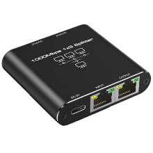 RJ45 Network Cable Switch Hub 1In3 Out Converter 1000Mbps Gigabit Ethernet Switch Hub Wire Divider PC LAN Extend Adapter