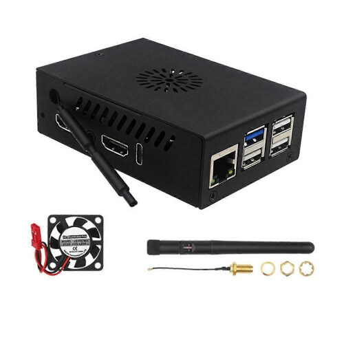 For 5 Max Case with Fan Active Passive Cooling Shell Antenna Heatsinks for 5 Max Board 1