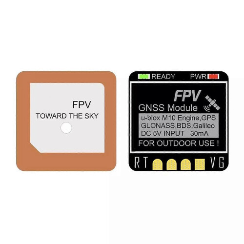 Μονάδα GPS GNSS MINI M10 UBX NMEA Διπλού Πρωτοκόλλου Ρυθμού 10HZ Ενσω 2