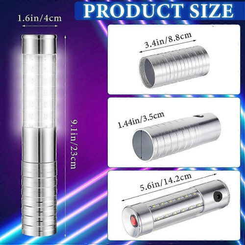 2 τεμάχια LED φλας, φως σέρβις μπουκαλιών LED, επαναχρησιμοπ 1
